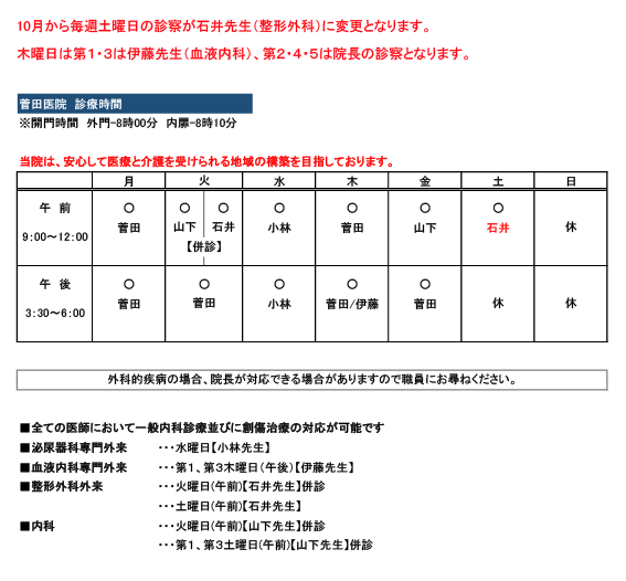 医療法人社団たつき会菅田医院